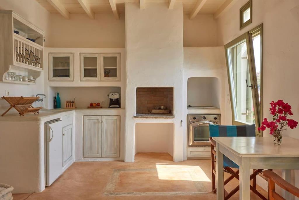 Ochre Dream, Beach Front & Sunset Villa Naousa Exterior foto