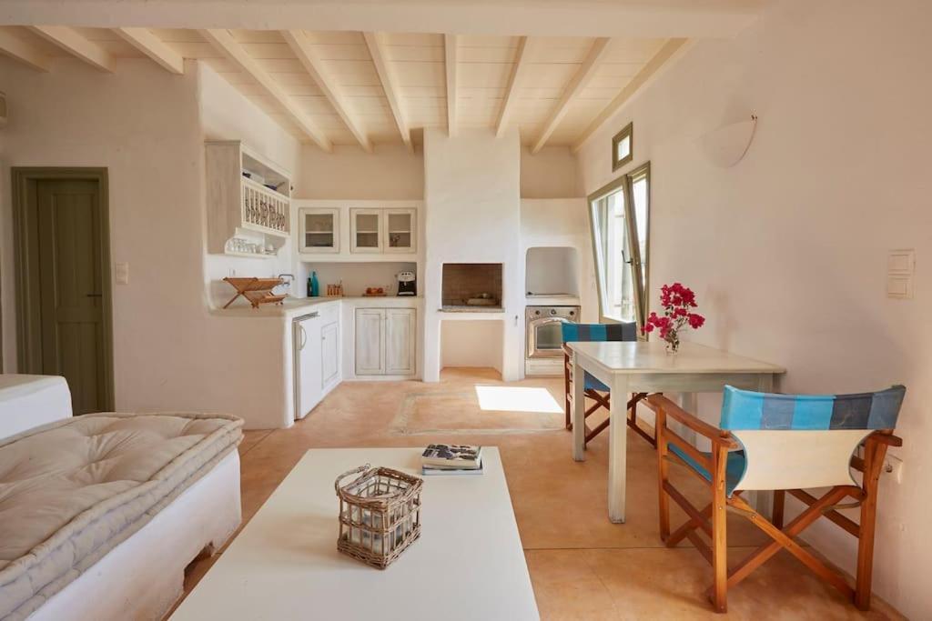 Ochre Dream, Beach Front & Sunset Villa Naousa Exterior foto